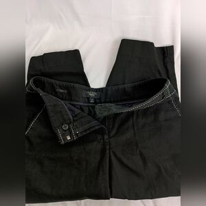 TALBOTS Black Crop Ankle Pants (#249)